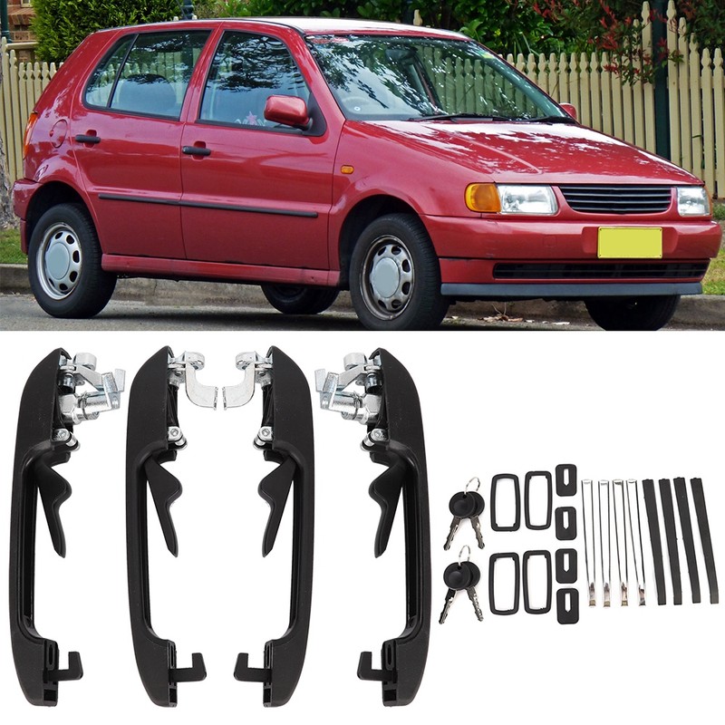4PCS Car Front Rear Left Right Exterior Door Handle with