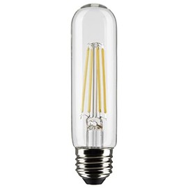Satco 8-Watt LED E26 Light Bulbs, 3000K, 15000 Hour Rating, Dimmable, 6 Pack