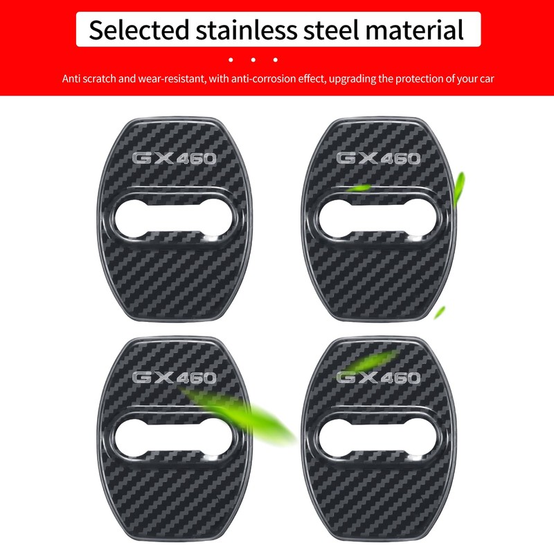 Car Door Protective Cover for 2010-2023 GX460 Stainless Steel Door