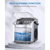 COWSAR Ice Maker Countertop, Portable Self-Cleaning Ice Machine, 26.5lbs/24Hrs, 8