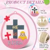 DoubleFill 26 Set Easter Jesus Crafts Kits DIY Religious Wooden