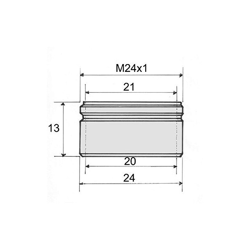 Brass 24mm external thread Water Saving Tap faucet aerator (male)