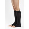 Relaxsan M1050A (Black, Size 3) Knee High Socks Cotton Open