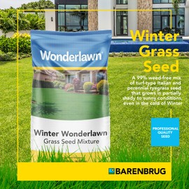 Barenbrug Wonderlawn Winter Grass Seed Mix for Lawn Care and Landscaping, 10 lbs. Bag