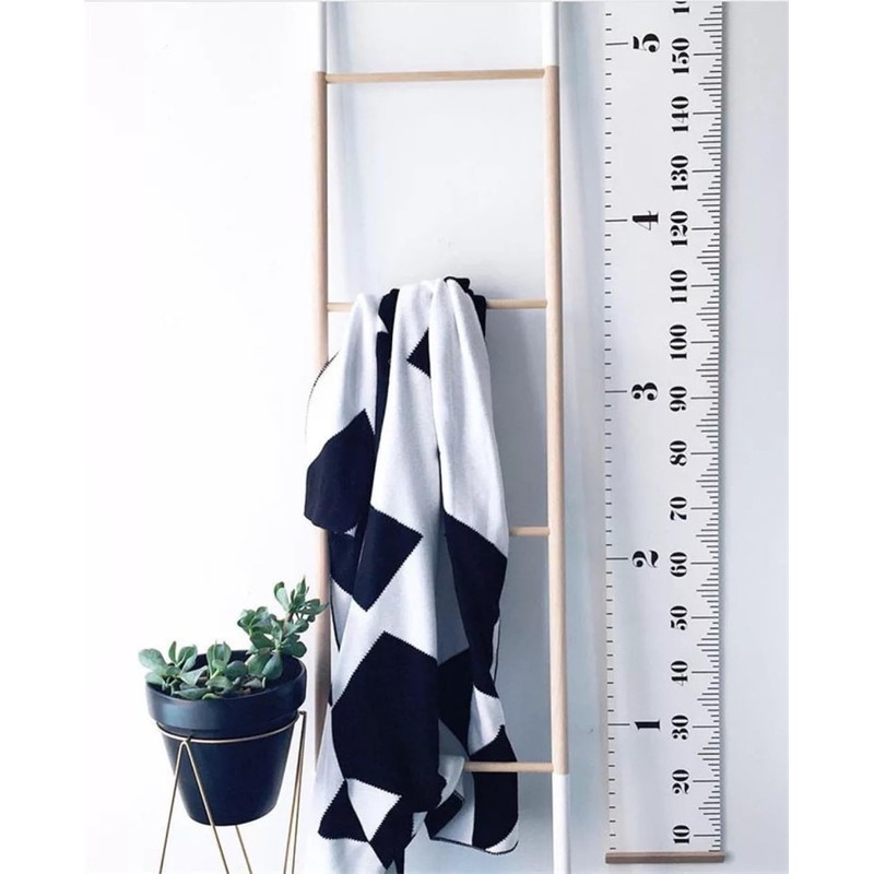 Smilerain Height Measuring Device, Children's Height Scale, Wall Hanging, Children's