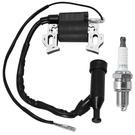ANBOO Ignition Coil with Spark Plug for Honda Gx110 Gx120 Gx140 Gx160 Gx200 5.5hp 6.5hp Engine Generator Lawn Mower 4589693/7988801 30500-ZE1-033 30500-ZE1-063 440-105