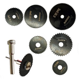 Dremel Cutting Discs, Rotary Tool Blades, Drill Cutting Wheel, Mini Circular Rotary Saw Blades with Screwdriver for Wood Plastic Metal Cutting