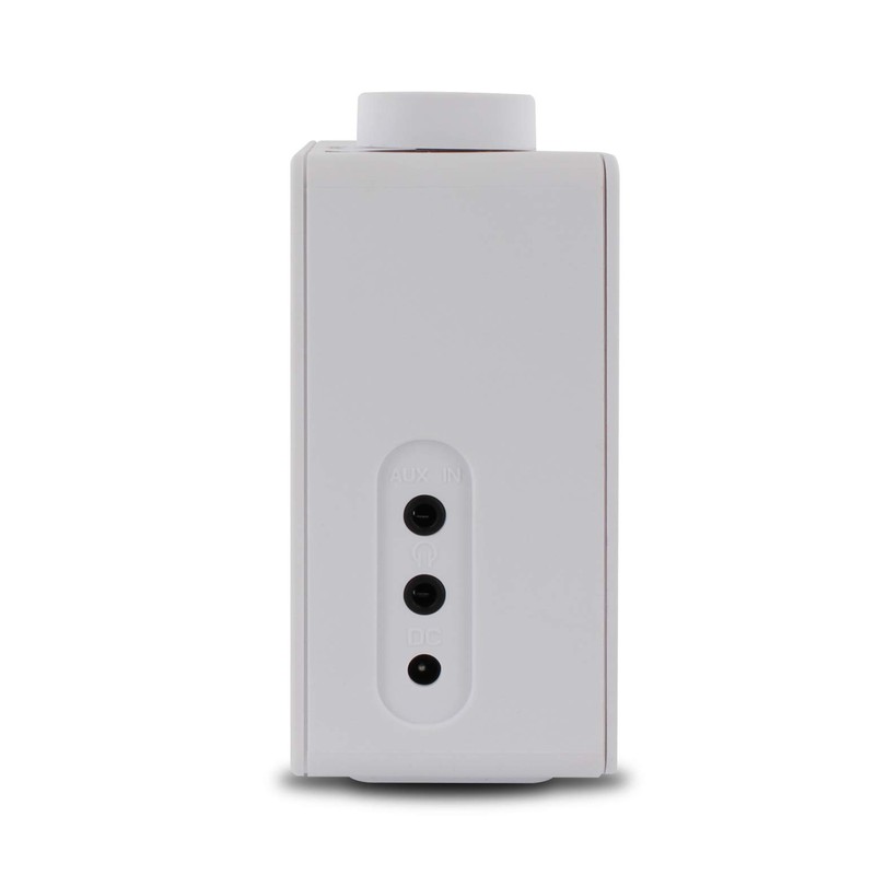 METRONIC 477252 DAB Radio (DAB+, FM, Portable, Block Design) White