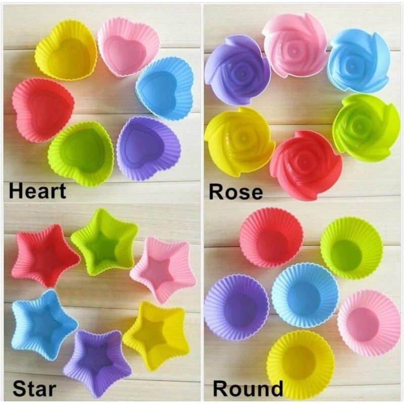 CL Capacillos Moldes Silicon Pack En Forma Figuras Reutilizable