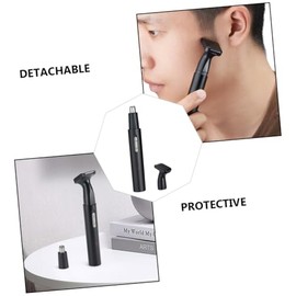 VICASKY Electric Nose Hair Trimmer with Two Replacement Heads Body Hair Remover for Eyebrows Face Ear Quick and Safe Grooming Tool for Men and Women