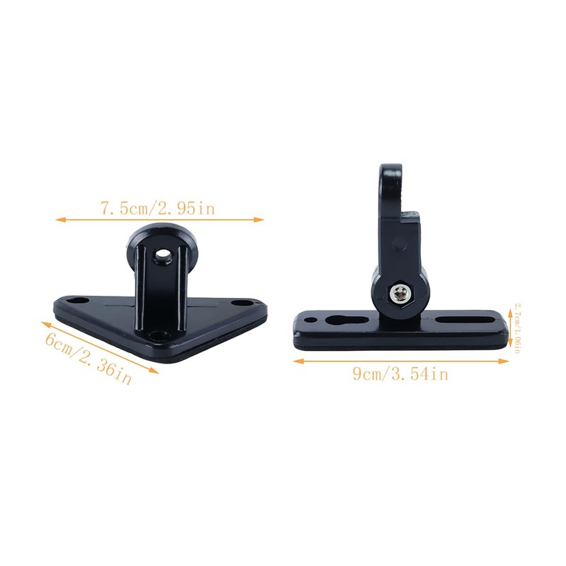 Gorise Pack of 2 Universal Speaker Wall Mounts for Small