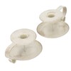 2pcs Taper Candle Holders Simple Antique Finish Iron Candle Holder