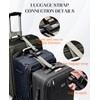 DAWZMR 4 Pack Luggage Straps for Multiple Suitcases, Adjustable Travel