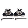 2Pcs LED Light Bar Mounting Bracket A Pillar Hood LED