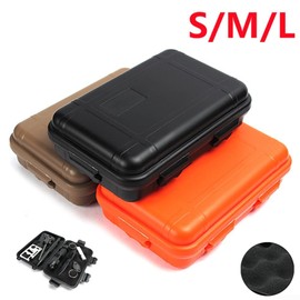 Rugged Waterproof Storage Box for Camping and Water Sports, Keep Your Gear Dry (Mud color (Mud color (L))