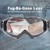 UKNOW Safety Goggles Over Glasses - Anti-Fog Clear Lens -