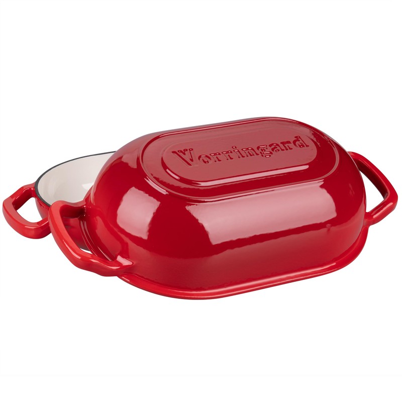 VORRINGARD Enameled Cast Iron Sourdough Bread Oven, Dutch Oven, Loaf