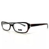 Sferoflex 1517 C298 Eyeglasses Frames Black Red Rectangular Cat Eye