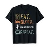 Vintage Eat Sleep Nutcracker Repeat Funny Design Nutcracker T-Shirt