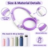 Silicone Water Bottle Handle Strap for Carrying – Portable Sling