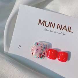 MunNail baby bear paddy tipColor changeable - No. 5 / MunNail 아기곰패디팁컬러변경 가능 - 5호