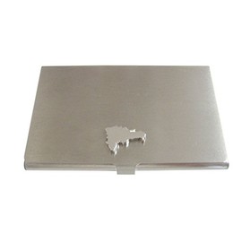 Kiola Designs Dominican Republic Map Shape Business Card Holder
