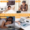 Loud Alarm Clock for Heavy Sleepers Adults, Vibrating Alarm Clock