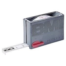 BMI 404351010 Taschenbandmaß "in-Out" mit Teilung, 3 m