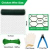 Chicken Wire for Floral Arrangement, Hexagonal Green Floral Chicken Wire