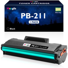 Meagiis Compatible PB-211 Toner Cartridge Replacement for Pantum PB-211 PB211 PB-211E PB211EV Toner Cartridge Use for Pantum P2502W P2500W M6552NW M6550NW M6600NW M6602NW (1 Pack,1600 Pages)