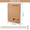 A4 Graph Paper Notebook, 2 Pack Large Spiral Grid Notebook,