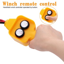 Torkettle Winch Hand Control Assembly for 1500lbs to 4500lbs 12V Electric Winch-No Longer Need Solenoid Relay