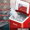 COSTWAY Countertop Ice Maker, 26Lbs/24H Portable Ice Machine with Self-Cleaning