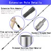 Paint Roller Extension Pole 11.8Ft,10 Segmented Lightweight Stainless Steel Telescopic