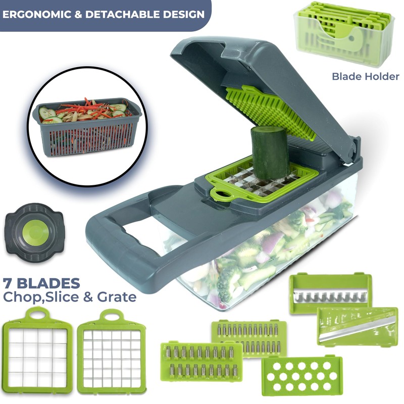 Vegimax Vegetable Chopper & Slicer: Effortless Veggie Cutting for Onion,