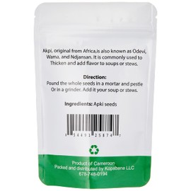 KOPABANA Organic Akpi Seeds | Djansang Spice | 2oz