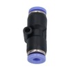 4mm (OD) Pneumatic Air Straight Hose Pipe Tube Inline Push