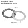 sourcing map AXK5578 Thrust Needle Roller Bearings with Washers 55mm