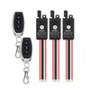 dstfuy Light Switch Set Radio, 3-Way Mini Remote Switch, DC