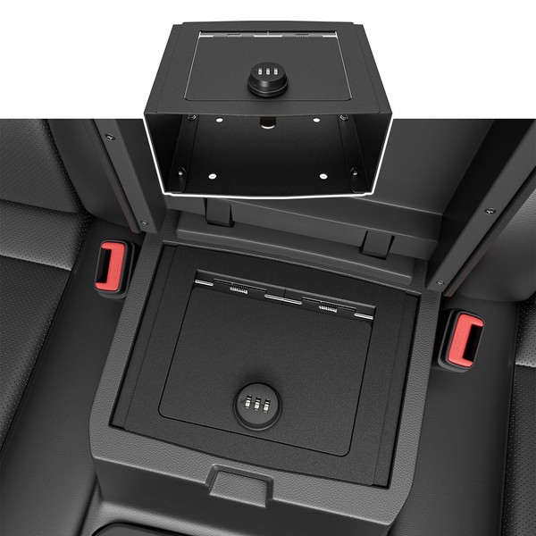 xipoqix Center Console Safe Vault Compatible with 2024-2025 Toyota Tacoma
