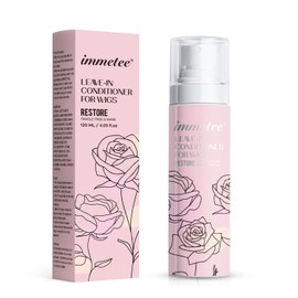 Immetee Synthetic Wig Leave-in Conditioning Spray, Moisturizing & Hydrating, Natural Synthetic Hair Wig, 120ml/4.05fl. oz.