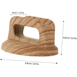 GARVALON Manija De Tapa Universal Antiescaldaduras Perilla De Repuesto De Baquelita Para Olla Y Sartén 2 Piezas Con Tornillos Compatible Con Tapas De Olla Sopera Y Utensilios De Cocina