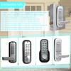 GB2020 Gate Lock Box for Double Keypad Mechanical Combination Lock,Steel