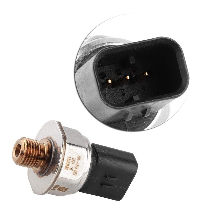 Aramox Fuel Rail Pressure Sensor, Car Pressure Sensor fit for