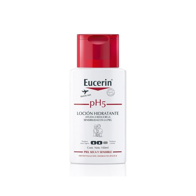 Crema corporal Eucerin líquida pH5 para piel seca y sensible