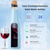 KOODEE Wine Bottle - 1000ml Insulated Stainless Steel Wine Bottle