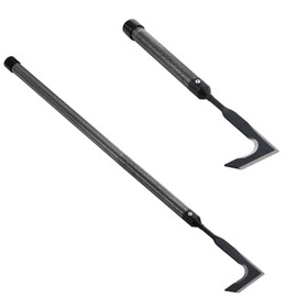 Lilyvane Crack Weeder, Manual Crevice Weeding Tool Weed Puller for Sidewalk Paver Deck Boards,Steel Crack Weeder Crevice Weeding Tool with Comfortable Handle (29”)