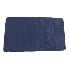 Electric Heated Blanket 3 Heating Levels Wearable Heated Blanket Washable Reusable Foldable Cotton Heated Throw for Travel Blue