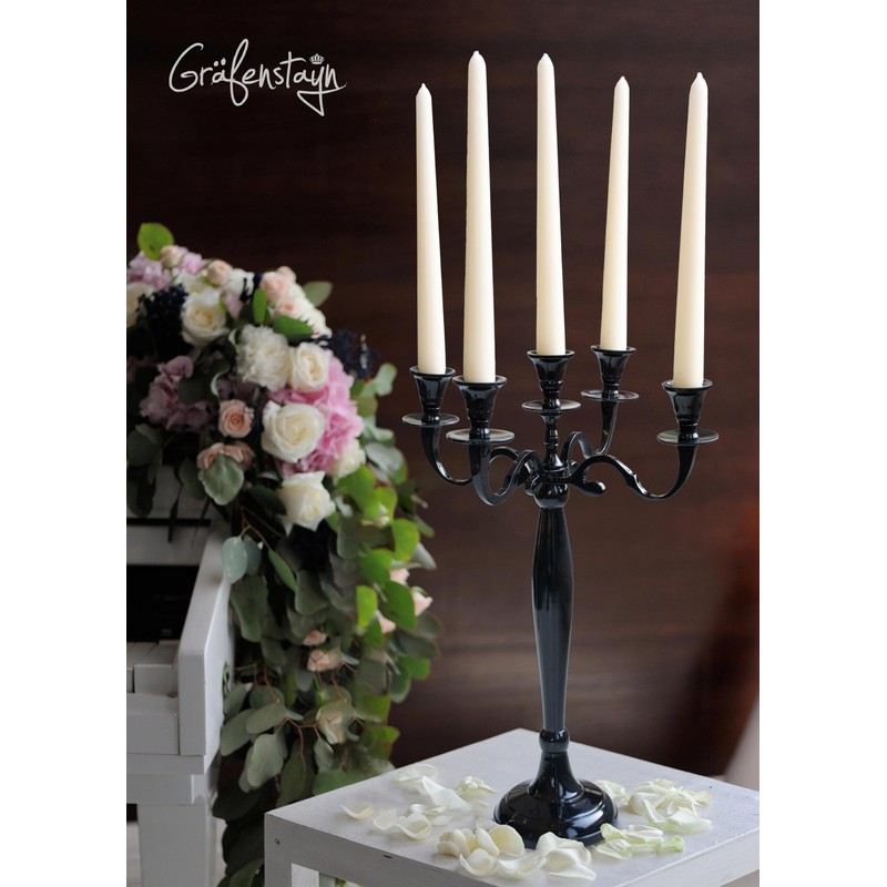 Gräfenstayn® Candlestick 1-, 3- or 5-Arm Candlestick - Various Sizes