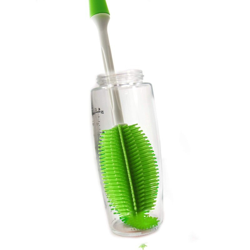 Norpro Silicone Bottle Brush, One-Size, Green